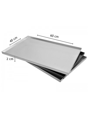40x60x2 cm Çift Büküm Kaynaklı Tepsi